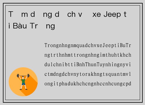 Tạm dừng dịch vụ xe Jeep tại Bàu Trắng